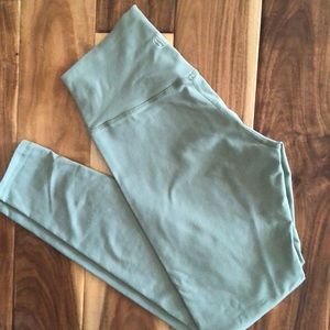 Til You Collapse Sage Leggings